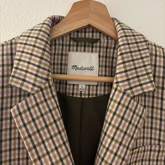 Madewell Dorset Blazer in Albermarle Plaid - Picture 3 of 4